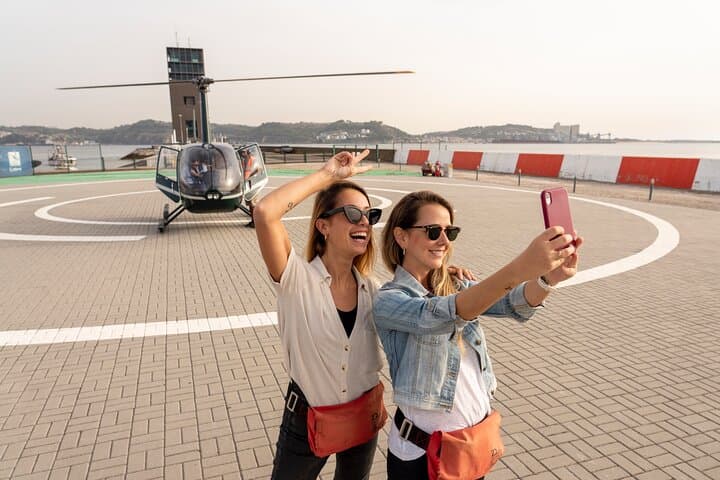 Lisbon Helicopter Flight: City & Tagus Coastline Aerial Tour
