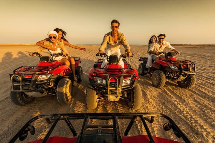 Sunset Quad Safari from El Gouna and Hurghada: Desert Ride & Red Sea Views photo 2