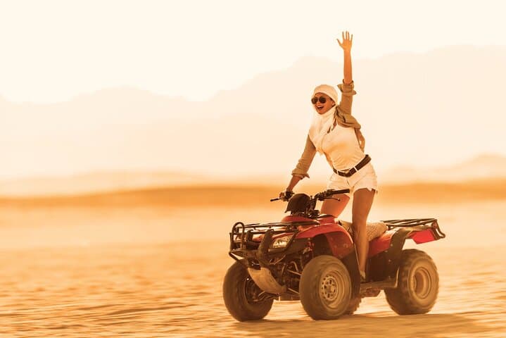 Sunset Quad Safari from El Gouna and Hurghada: Desert Ride & Red Sea Views photo 3