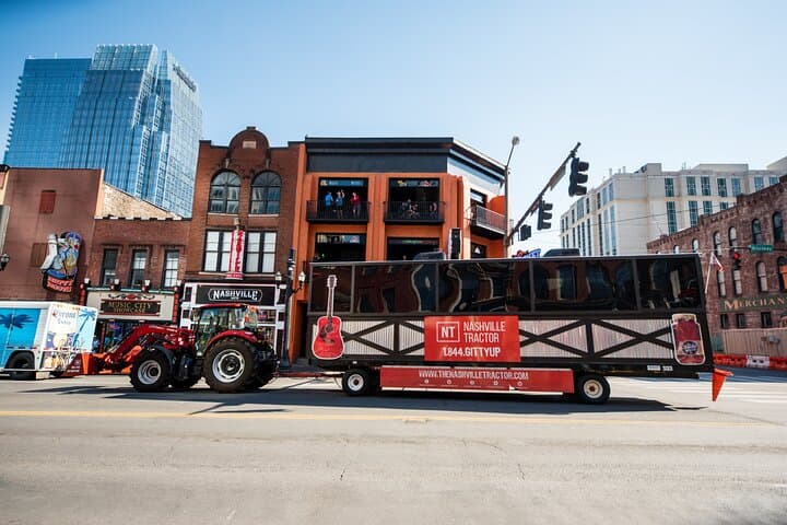 Ride the Rolling Party: Private Downtown Nashville Party Tractor Tour (21+) photo 3