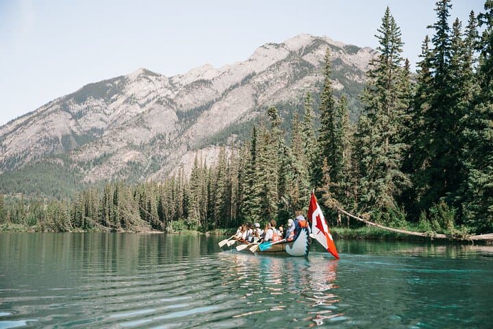 Bow River Big Canoe Tour — River Explorer in Banff National Park photo 6