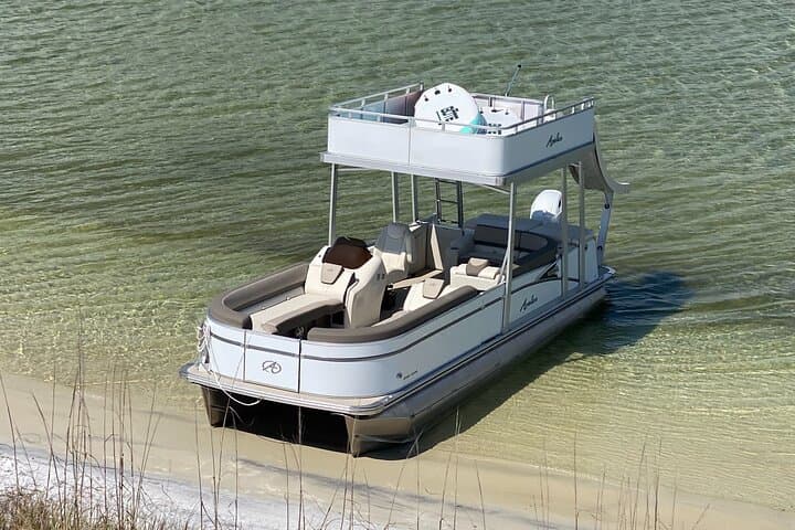 Private Slide Pontoon Charter in Destin — Crab Island, Snorkel & Dolphin Watch photo 4