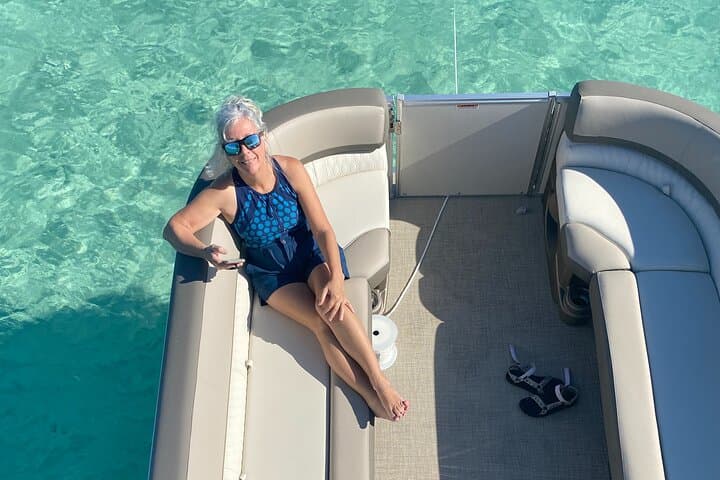 Private Slide Pontoon Charter in Destin — Crab Island, Snorkel & Dolphin Watch photo 5
