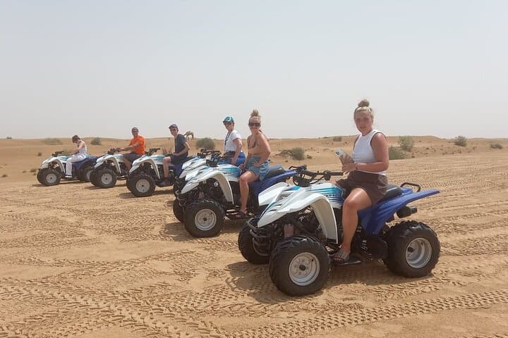 Dubai Desert ATV & 4x4 Dune Safari with BBQ, Shows and Camel Ride photo 2
