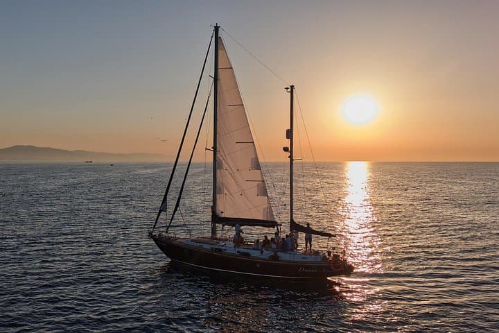 Barcelona Sailboat BBQ: Classic Ketch Coastal Cruise with Onboard Barbecue photo 1