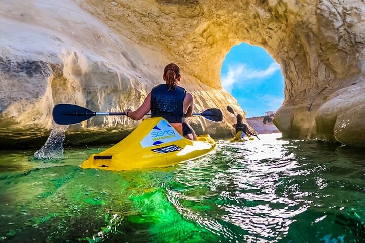 Malta Kayak Adventure: Sea Caves, St Peters Pool & Munxar Window
