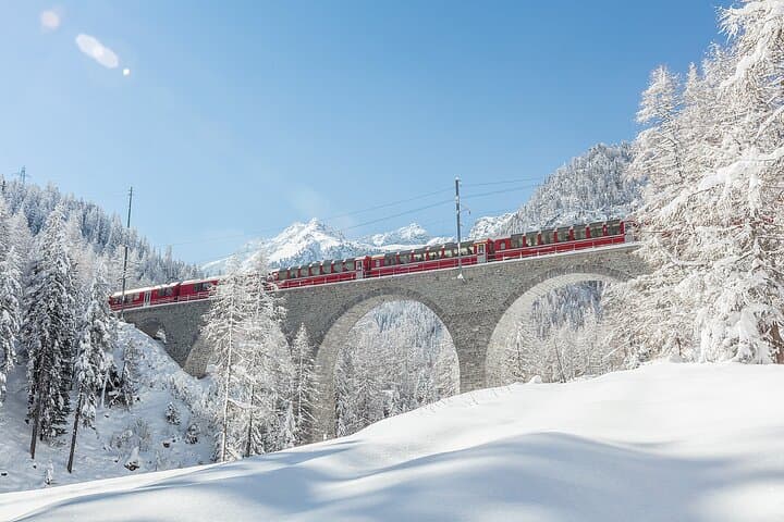 Bernina Express Day Trip from Milan: St. Moritz, Brusio Viaduct & Alpine Panorama photo 5