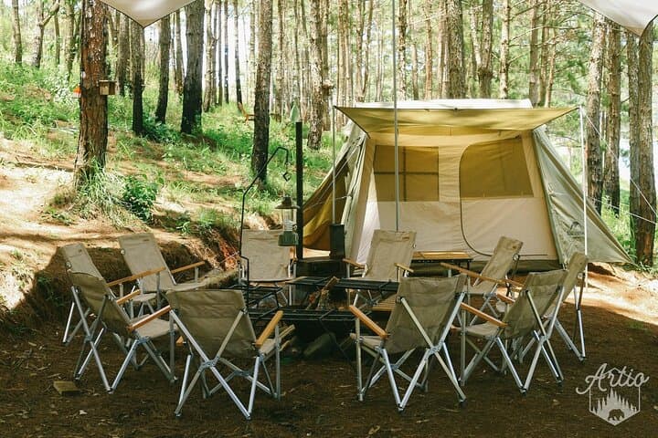Da Lat Combo: Trekking, SUP Paddling, Camping & Canyoning at Tuyen Lam Lake