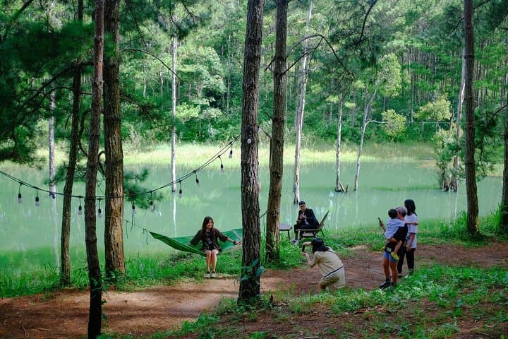 Da Lat Combo: Trekking, SUP Paddling, Camping & Canyoning at Tuyen Lam Lake photo 2