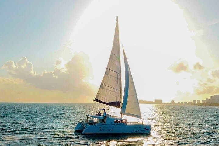 Adult Catamaran Party & Snorkel to Isla Mujeres with Open Bar photo 6
