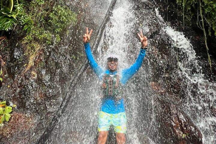 El Yunque Rainforest Waterslides, Waterfalls & Rope Swing Adventure
