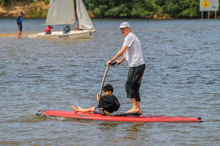 Guided Narrabeen Lagoon SUP Tour — 90-Minute Paddle Through Creeks & Sandbanks photo 5