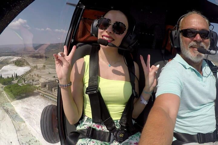Gyrocopter over Pamukkale's Travertines and Hierapolis — 10‑Minute Aerial Tour Guide photo 2
