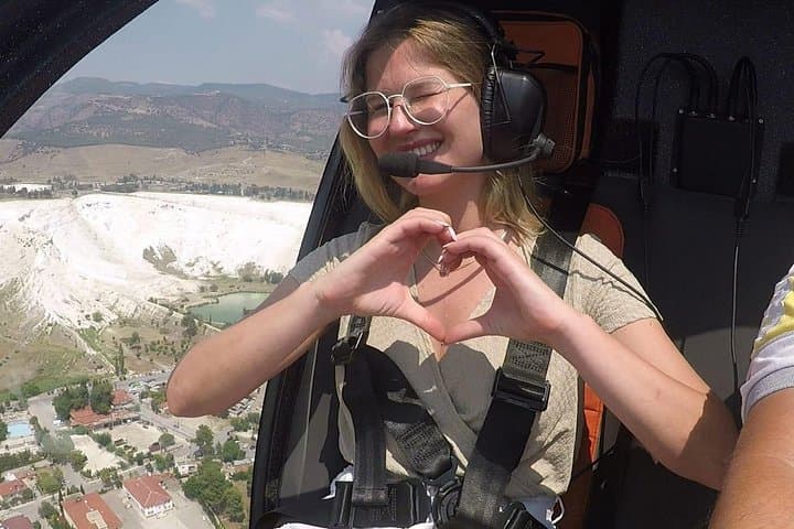 Gyrocopter over Pamukkale's Travertines and Hierapolis — 10‑Minute Aerial Tour Guide photo 3
