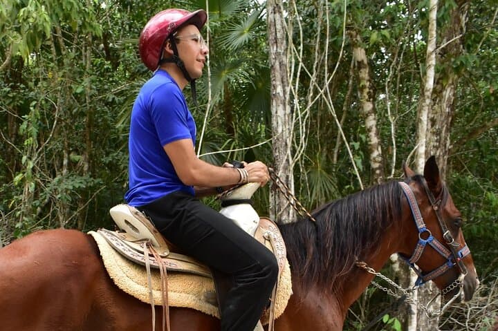Mayan Jungle Adventure: ATV, Zipline, Horseback & Cenote Tour from Cancun