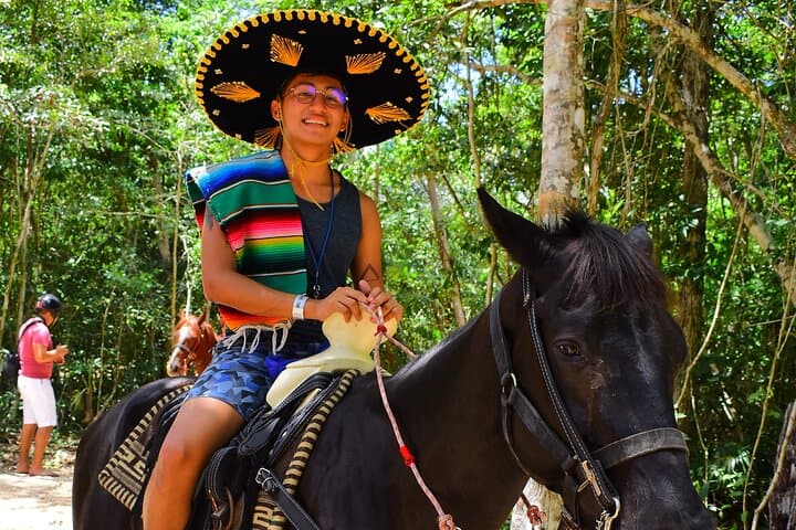 Mayan Jungle Combo: ATVs, Ziplines, Horseback & Cenote Swim from Cancun photo 3