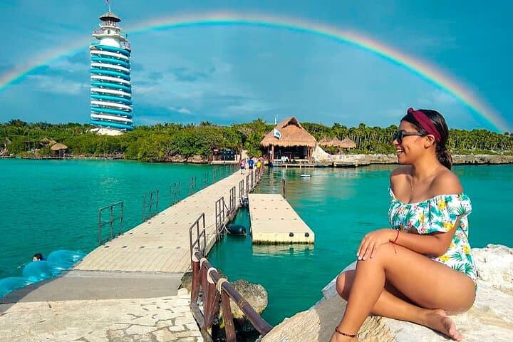 Xel-Ha All‑Inclusive Park Day: Snorkel Cenotes, Inlet & Scenic Lighthouse photo 6