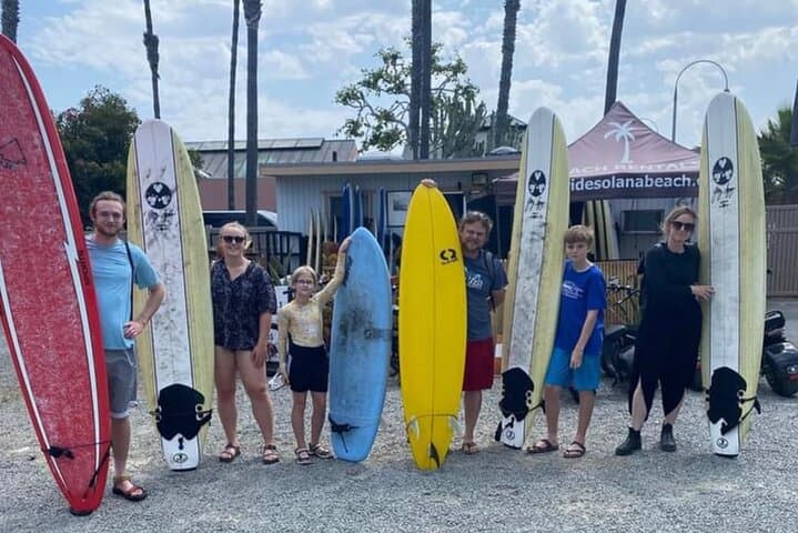 All-Day Surfboard Rental at Fletcher Cove, Solana Beach — Jerry Lopez 8ft Beginners photo 6