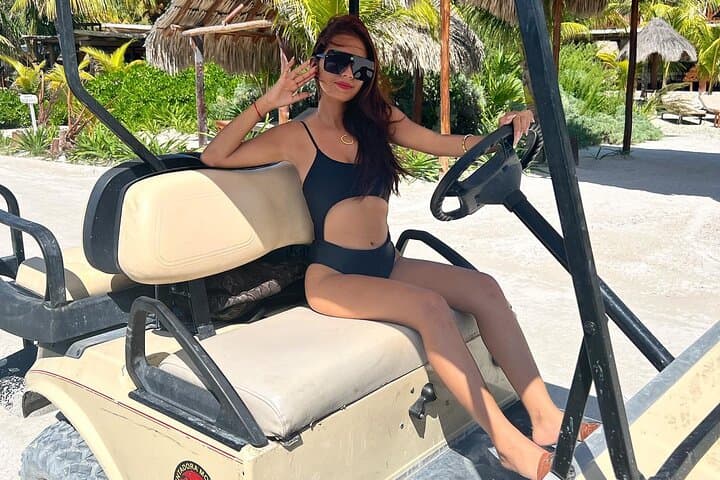 Full-Day Holbox & Punta Mosquito Tour from Cancún: Beaches, Sandbars & Golf Cart Exploration