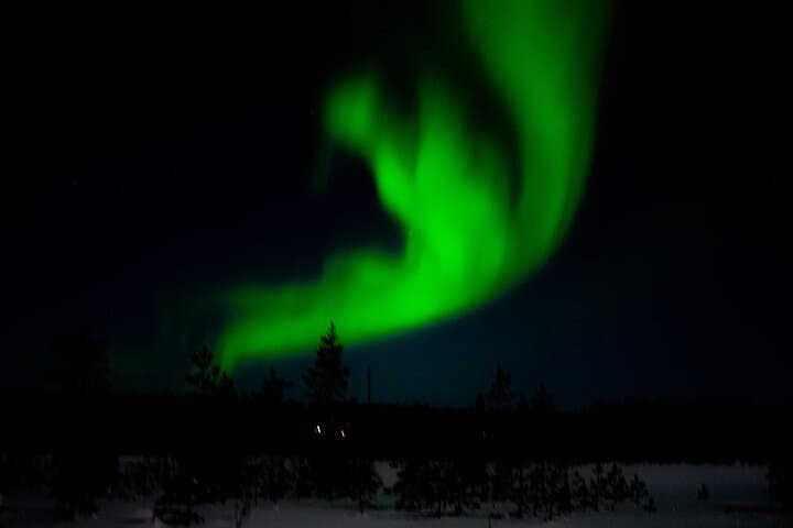 Aurora Hunting by Ski or Snowshoe in Pyhä — Private Northern Lights Tour