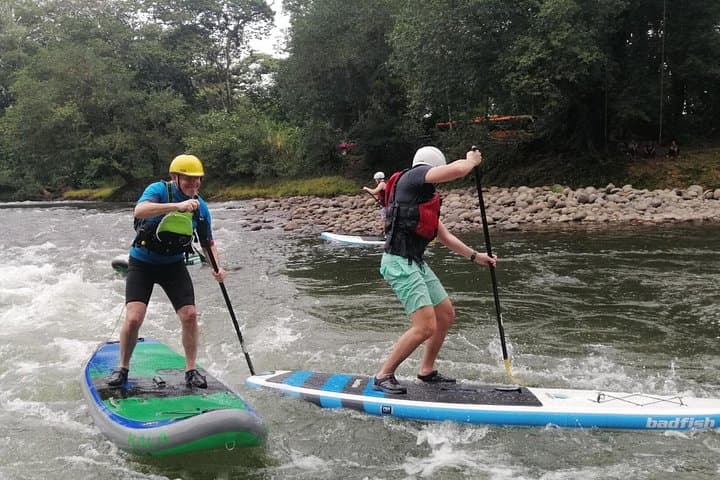 Whitewater SUP Lesson on the Pejibaye River — Learn Rapids Paddling Near San José photo 3