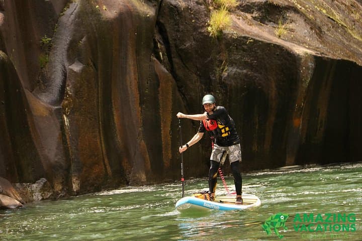 Whitewater SUP Lesson on the Pejibaye River — Learn Rapids Paddling Near San José photo 4