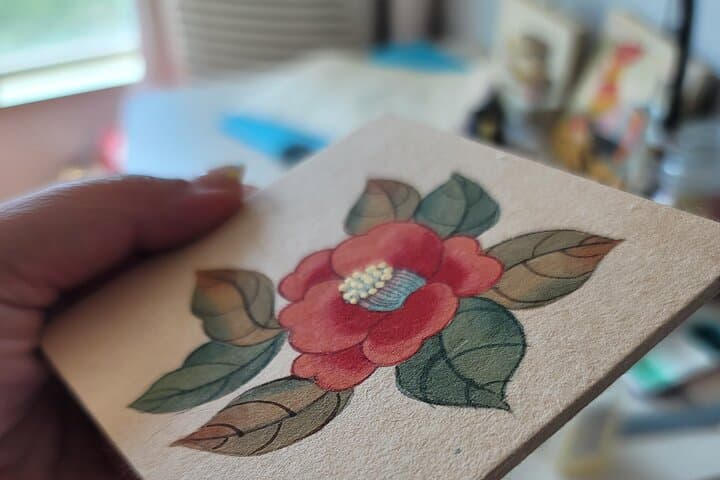 Private Korean Minhwa Painting Class in Gamcheon Village, Busan