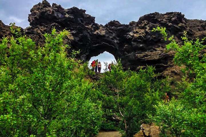 4x4 MiniBus Day Tour: Lake Myvatn, Dettifoss, Goðafoss & Nature Baths from Akureyri