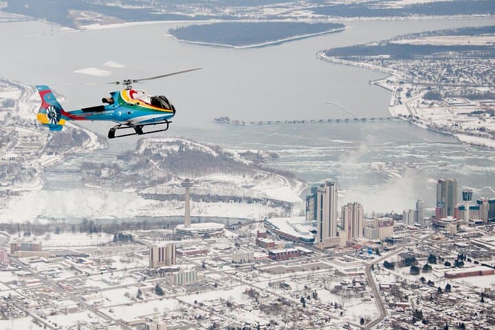 Niagara Falls Night Helicopter Tour — Winter Lights Flight photo 3