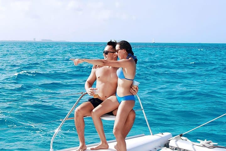 Isla Mujeres Catamaran Unlimited: Snorkel, Beach Club & Open Bar from Cancun photo 1