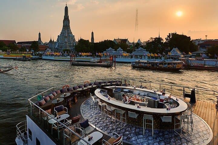 Saffron Luxury Dinner Cruise on the Chao Phraya River — Bangkok Evening Fine Dining & City Sights photo 2