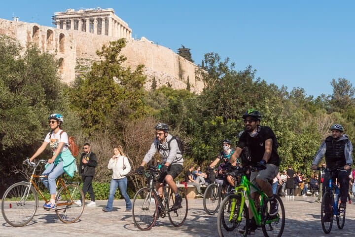 Explore Athens Historical Centre by Bike: 3-Hour Guided City Cycling Tour photo 1