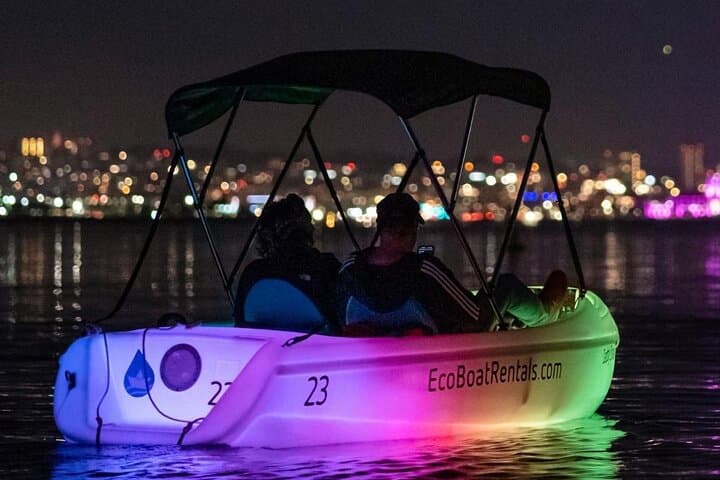 Glow Nighttime Pedal Boat Ride in San Diego Bay photo 3