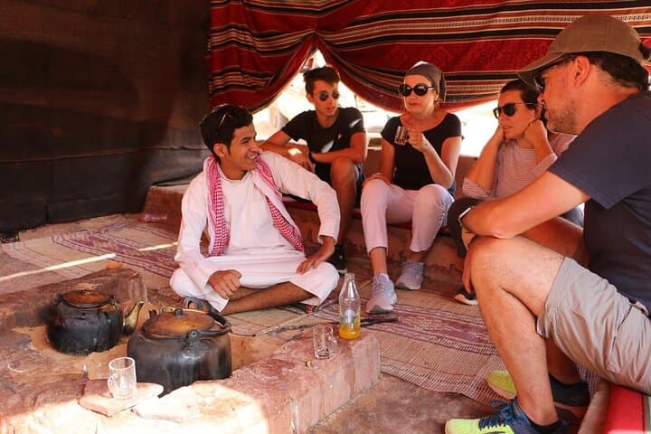 Half-Day Jeep Tour in Wadi Rum with Bedouin Tea and Optional Camel Ride photo 2