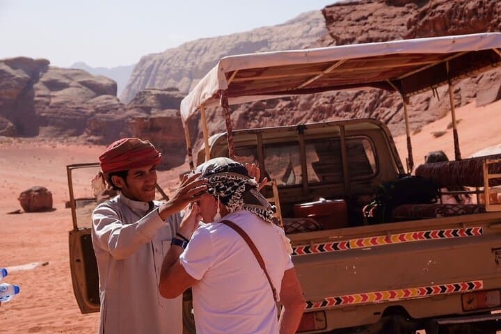 Half-Day Jeep Tour in Wadi Rum with Bedouin Tea and Optional Camel Ride photo 3