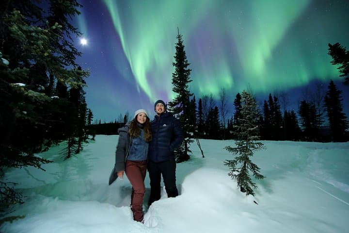 Fairbanks Aurora Photo Tour with Pro Portraits and Stone-Fired Pizza photo 1