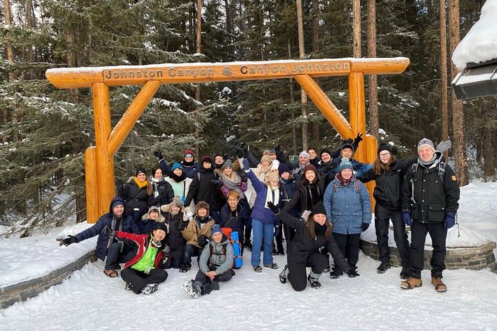 Johnston Canyon Icewalk from Banff: Guided Frozen Waterfalls Tour photo 3
