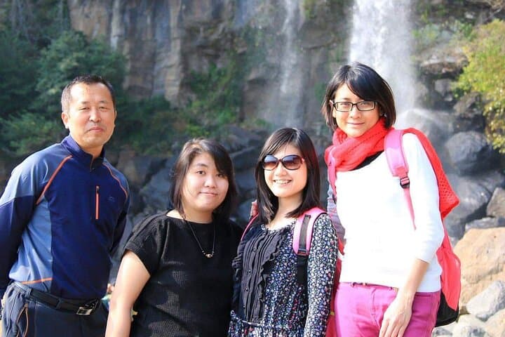 Jeju South & West Private Day Tour — Waterfalls, Basalt Cliffs & Tea Fields