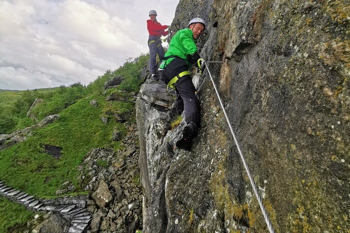 Viking Wall Via Ferrata — Sea Cliff Climbing near Bodø, Norway photo 3