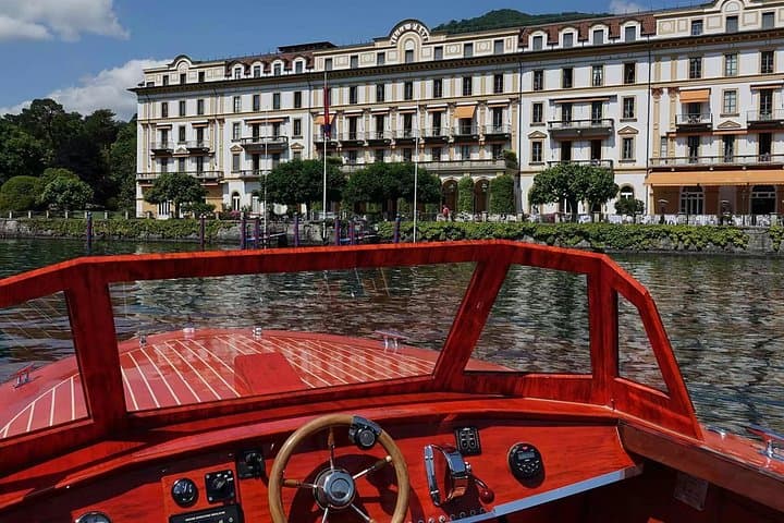 Classic Wooden Boat Private Tour on Lake Como: Villas, Views & Prosecco photo 2