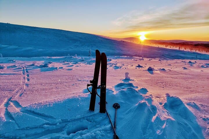 Inari Winter Trek: Snowshoe & Forest Ski Day Hike in Lapland