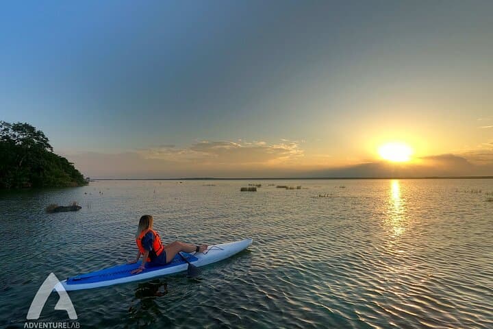 Sunrise SUP on Bacalar Lagoon: Paddle the Black Cenote & Pirate's Canal