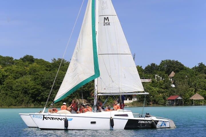 Sailing the Lake of Seven Colors: Wind-Driven Tour of Bacalar Lagoon