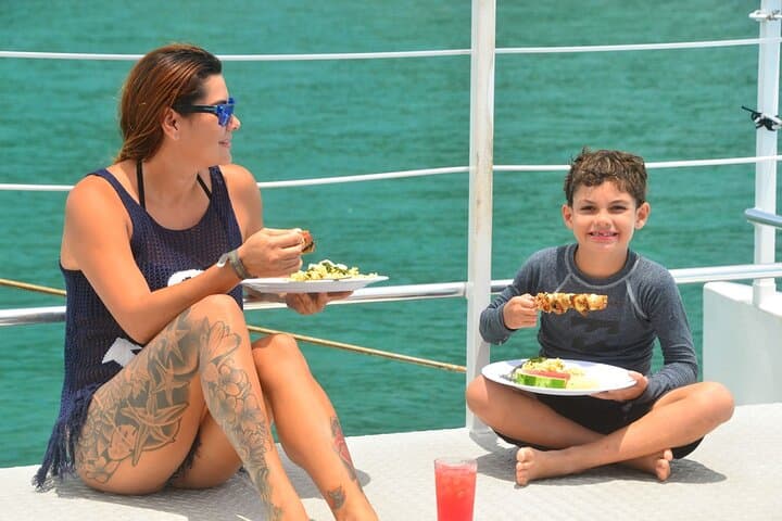 Guanacaste Catamaran Snorkel Adventure from Playa Flamingo: Dolphins, Reefs & Waterslides photo 4