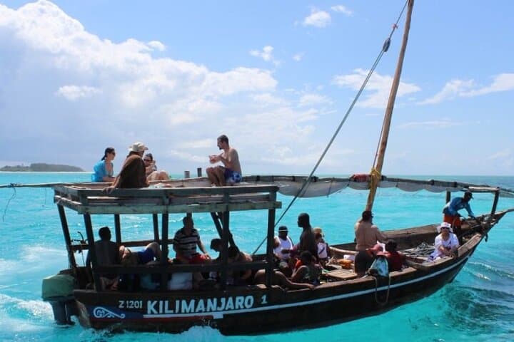 Full-Day Safari Blue Lagoon Adventure in Zanzibar: Snorkel Blue Lagoons, Sandbanks & Seafood photo 2