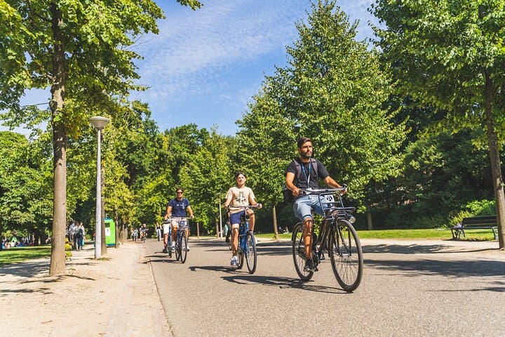 Amsterdam Small-Group Bike Tour with Canal Cruise, Cheese & Drinks