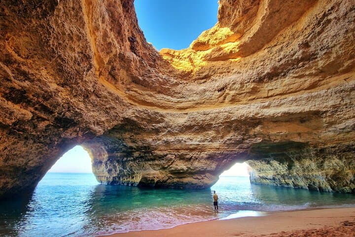 Benagil Cave by Board: Stand-Up & Swim Tour from Benagil Beach, Algarve