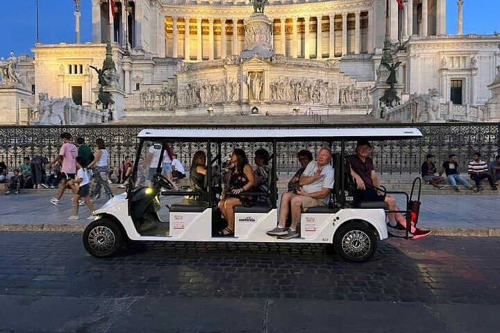 Explore Rome's Must-See Sights on a Private Golf Cart Tour