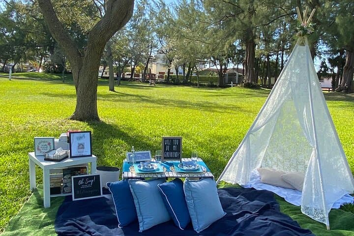 Luxury Picnic at Pedrick Pond Park — Tallahassee Teepee & Charcuterie Experience