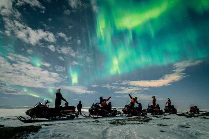 Snowmobile Northern Lights Tour — Alta & Finnmarksvidda Arctic Night Ride